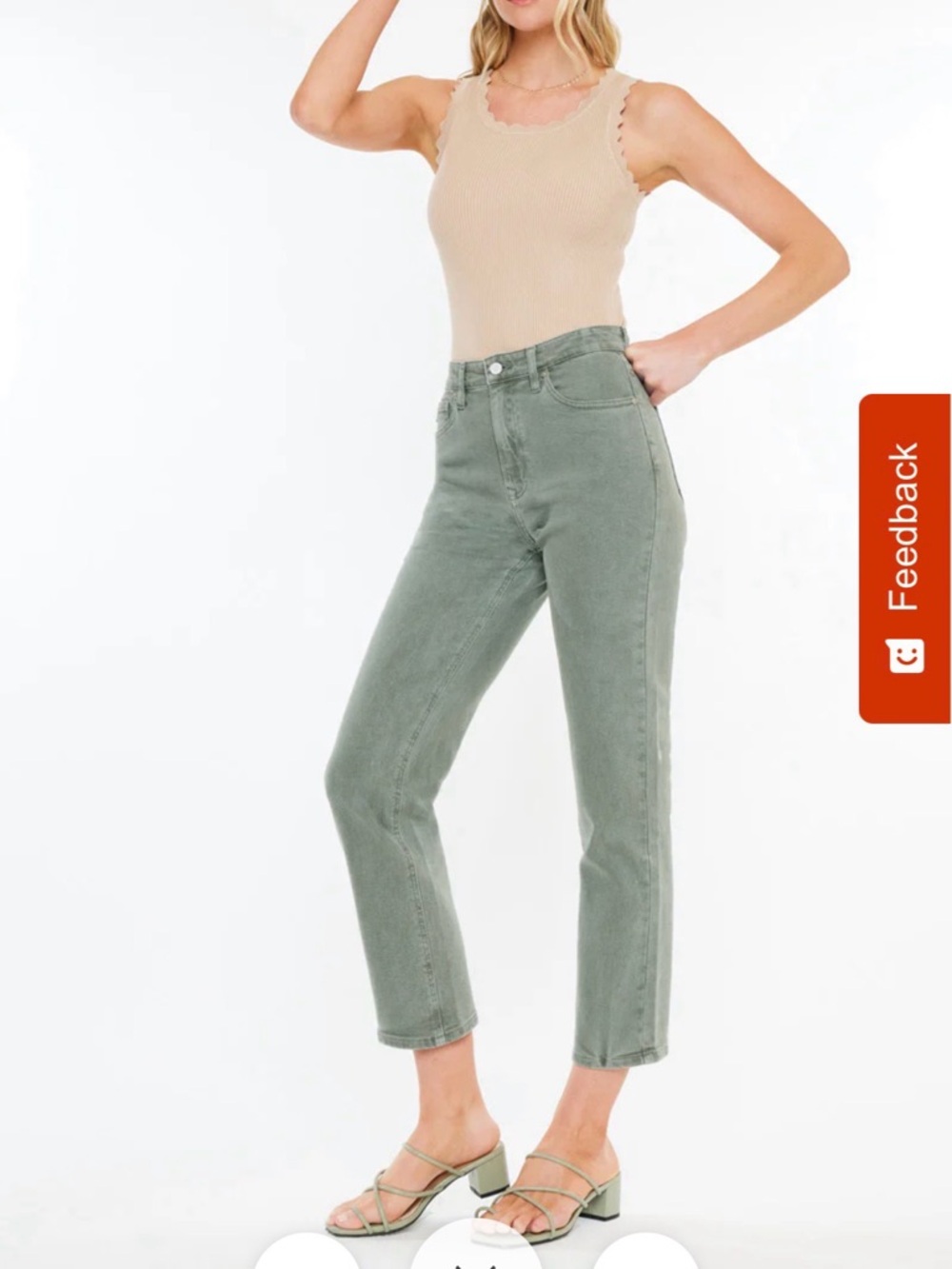 KanCan Sage Straight Leg High-Rise Jeans